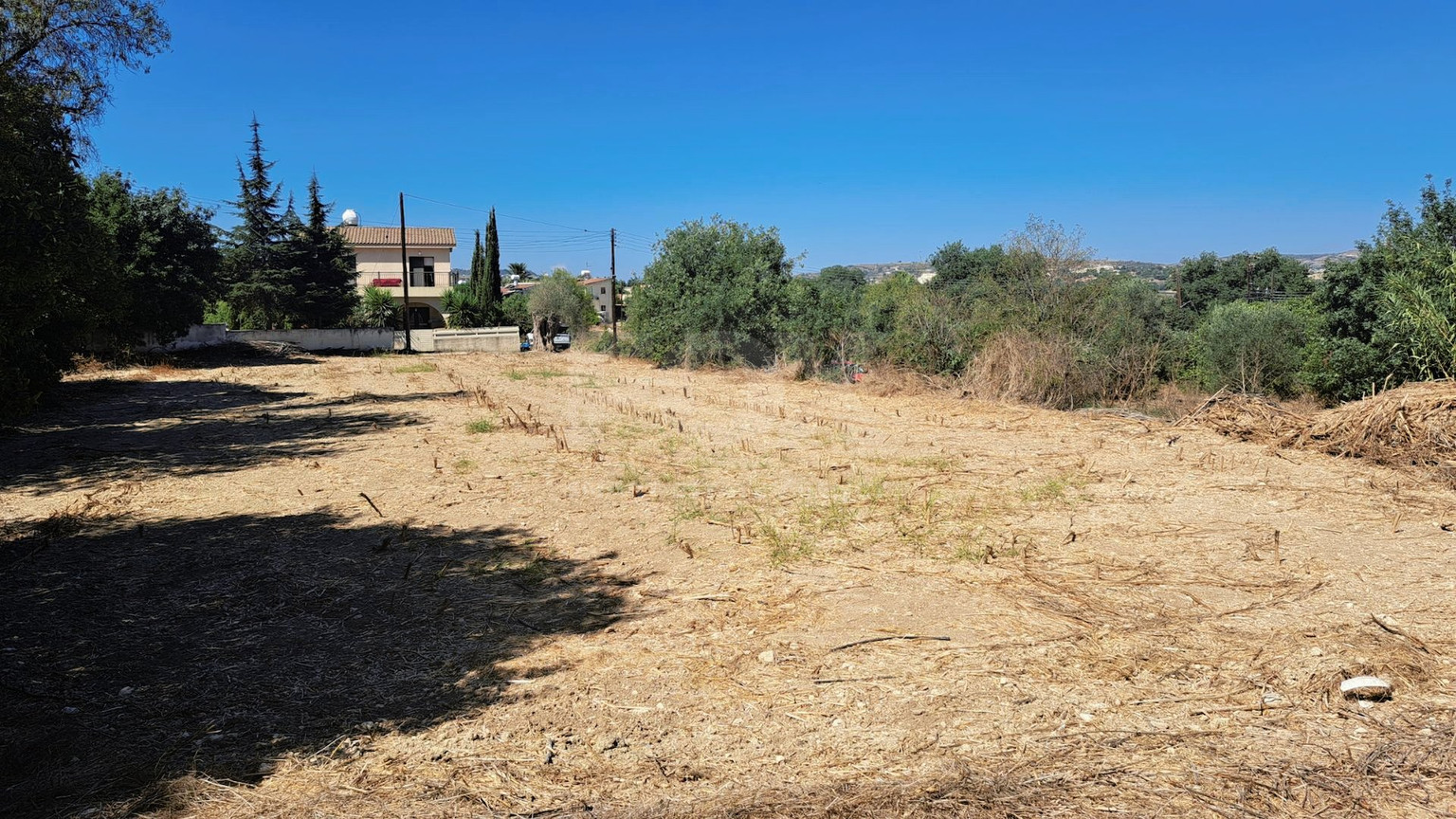 Corner residential land in Polemi-Paphos