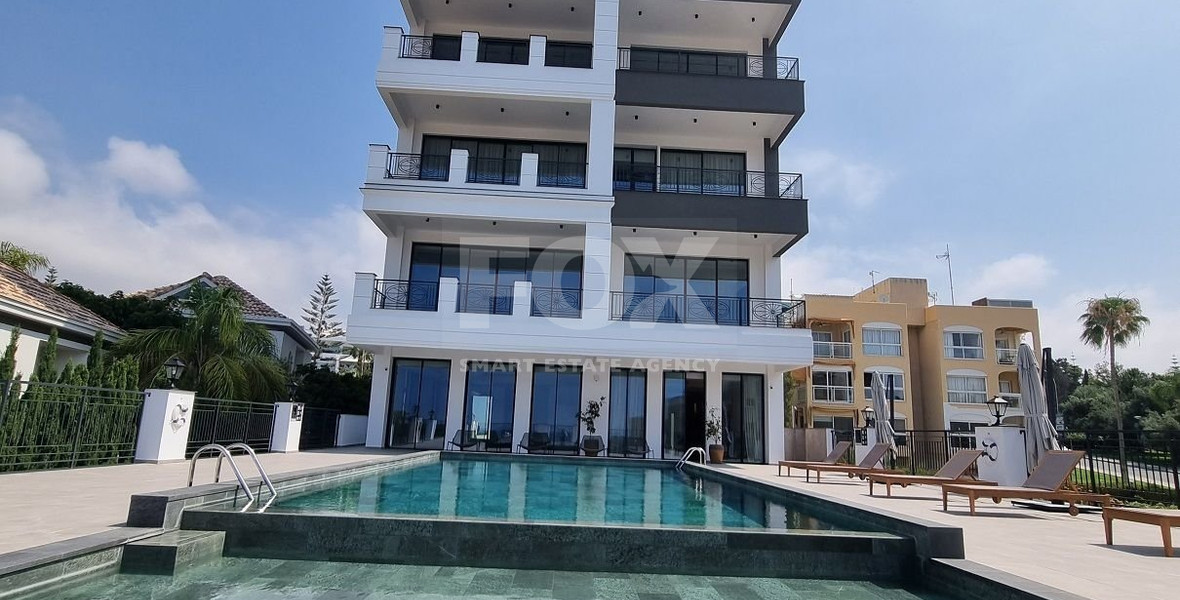 Luxury Beachfront  2-Bedroom Apartment with Staff Room in Pyrgos Tourist Area, Limassol