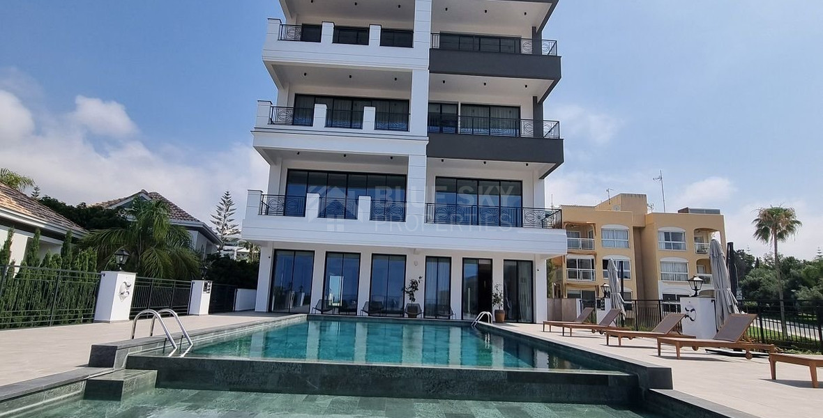 Luxury Beachfront  2-Bedroom Apartment with Staff Room in Pyrgos Tourist Area, Limassol