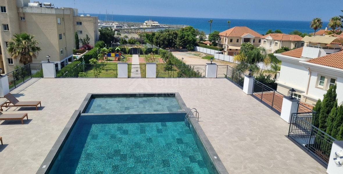 Luxury Beachfront  2-Bedroom Apartment with Staff Room in Pyrgos Tourist Area, Limassol