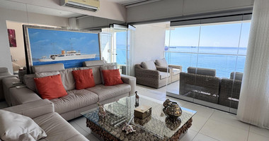 Luxury Beachfront Penthouse with Private Roof Garden in Limassol Sea Front