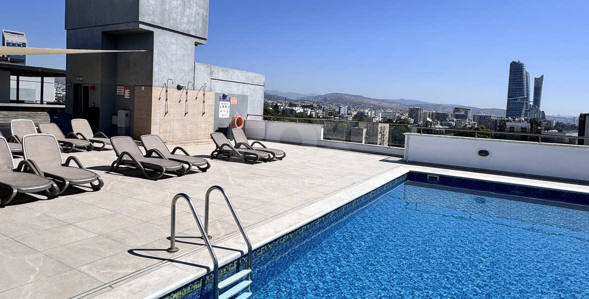 Luxury Beachfront Penthouse with Private Roof Garden in Limassol Sea Front