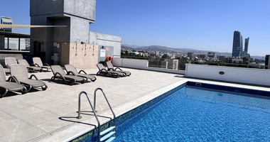 Luxury Beachfront Penthouse with Private Roof Garden in Limassol Sea Front