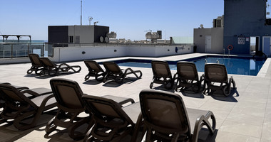 Luxury Beachfront Penthouse with Private Roof Garden in Limassol Sea Front