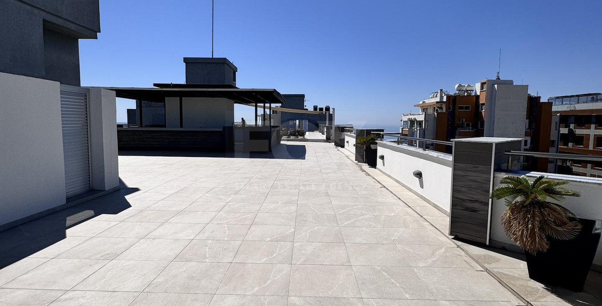 Luxury Beachfront Penthouse with Private Roof Garden in Limassol Sea Front