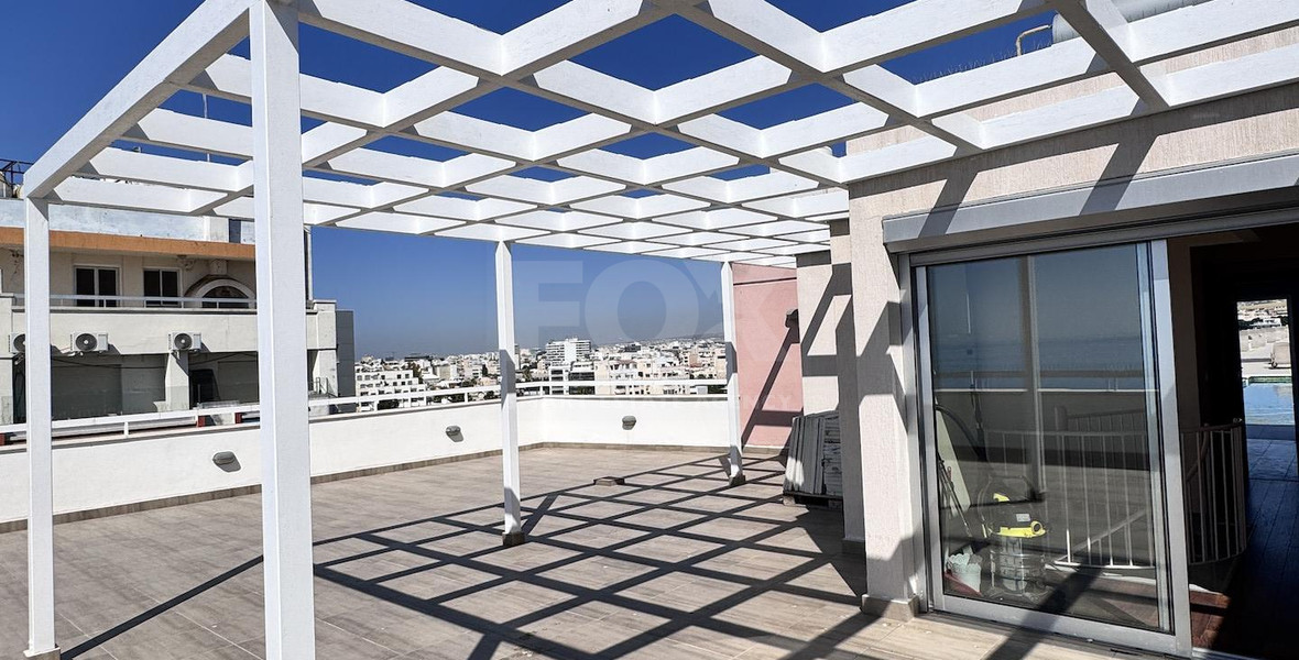 Luxury Beachfront Penthouse with Private Roof Garden in Limassol Sea Front