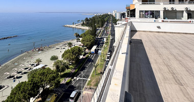Luxury Beachfront Penthouse with Private Roof Garden in Limassol Sea Front