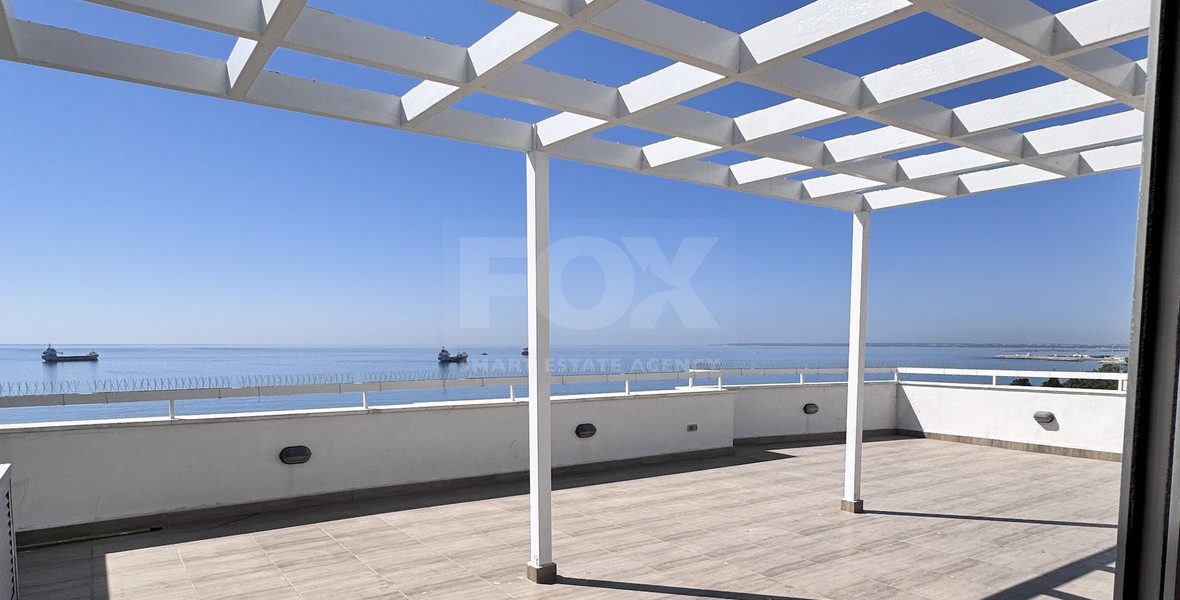 Luxury Beachfront Penthouse with Private Roof Garden in Limassol Sea Front