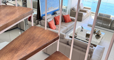 Luxury Beachfront Penthouse with Private Roof Garden in Limassol Sea Front