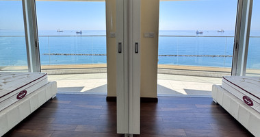 Luxury Beachfront Penthouse with Private Roof Garden in Limassol Sea Front