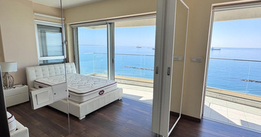 Luxury Beachfront Penthouse with Private Roof Garden in Limassol Sea Front