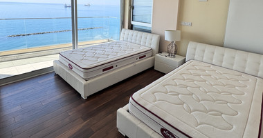 Luxury Beachfront Penthouse with Private Roof Garden in Limassol Sea Front