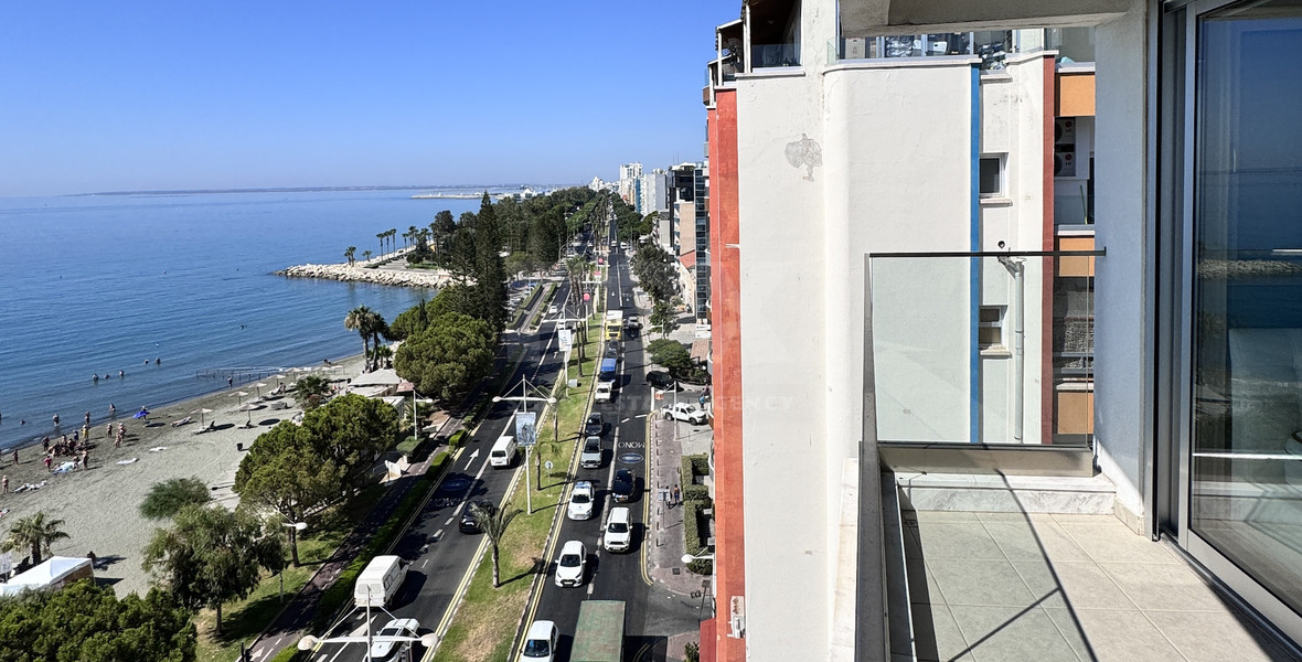 Luxury Beachfront Penthouse with Private Roof Garden in Limassol Sea Front