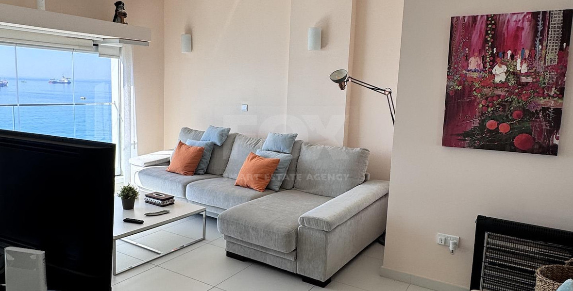 Luxury Beachfront Penthouse with Private Roof Garden in Limassol Sea Front