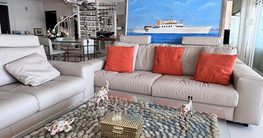 Luxury Beachfront Penthouse with Private Roof Garden in Limassol Sea Front