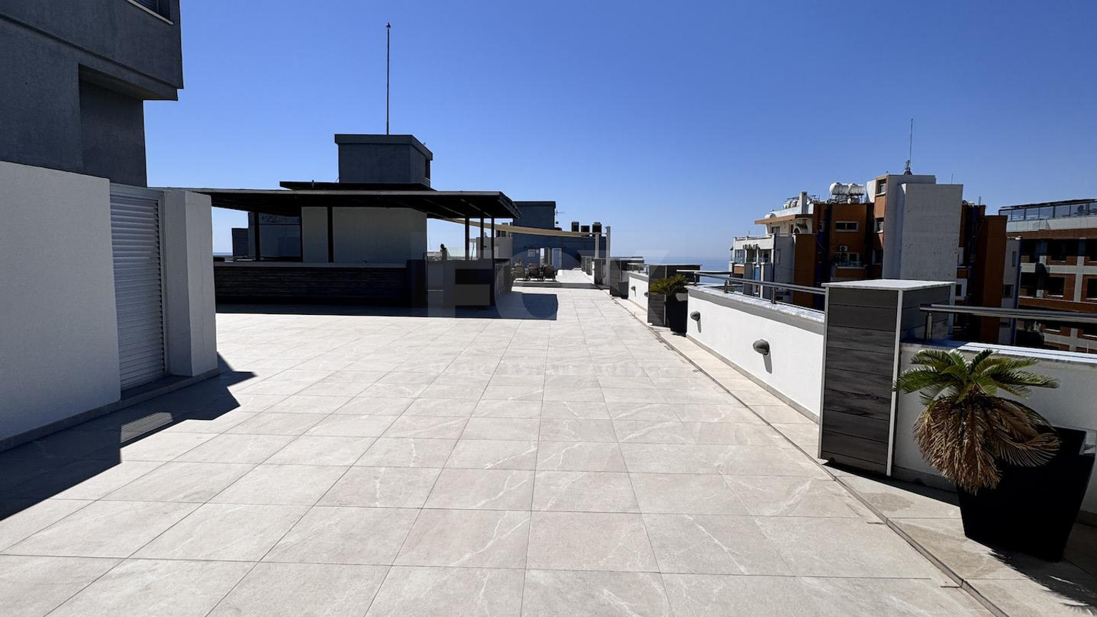 Luxury Beachfront Penthouse with Private Roof Garden in Limassol Sea Front