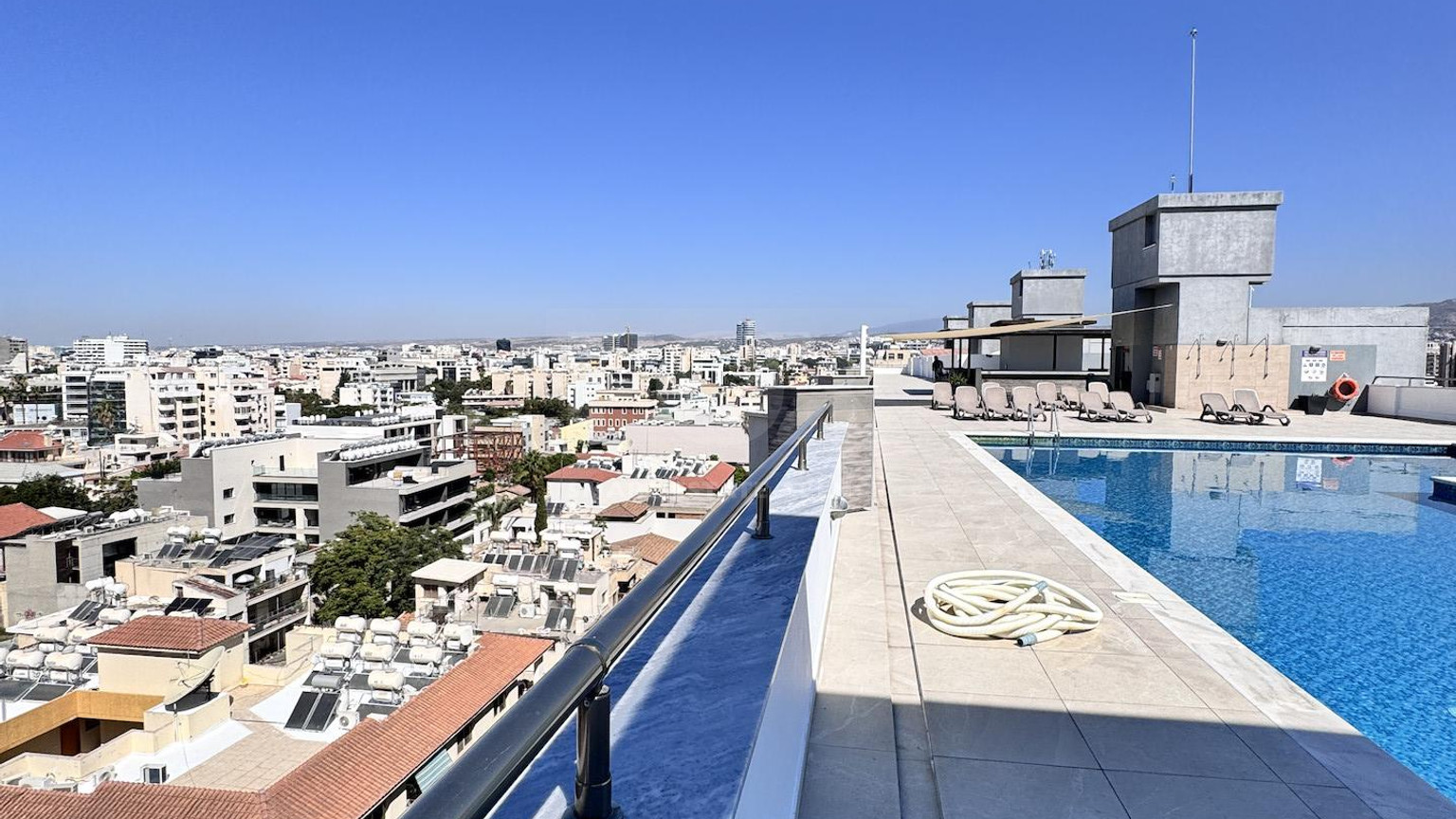 Luxury Beachfront Penthouse with Private Roof Garden in Limassol Sea Front