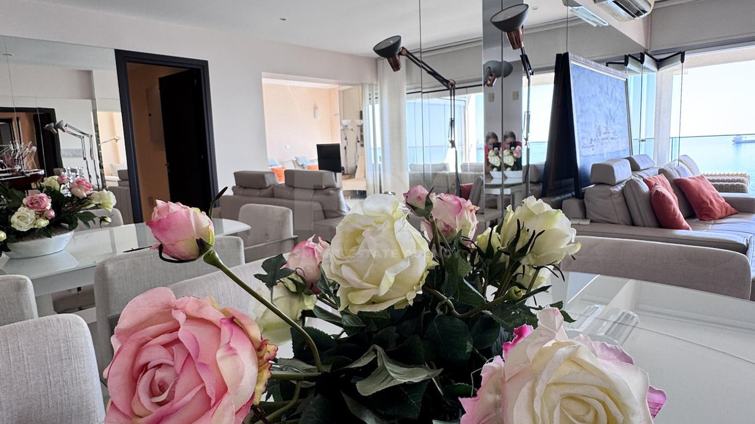 Luxury Beachfront Penthouse with Private Roof Garden in Limassol Sea Front