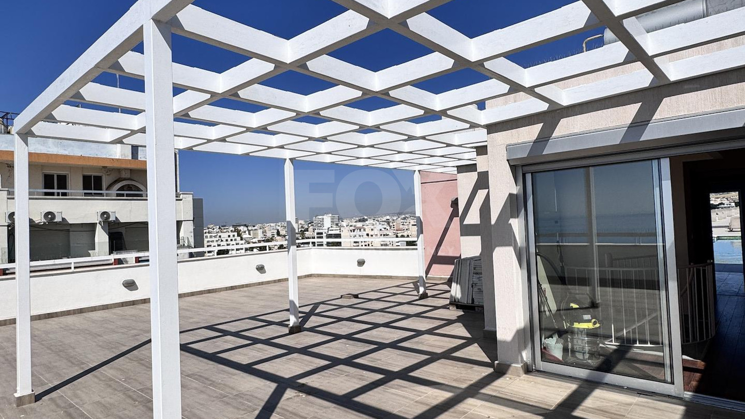 Luxury Beachfront Penthouse with Private Roof Garden in Limassol Sea Front