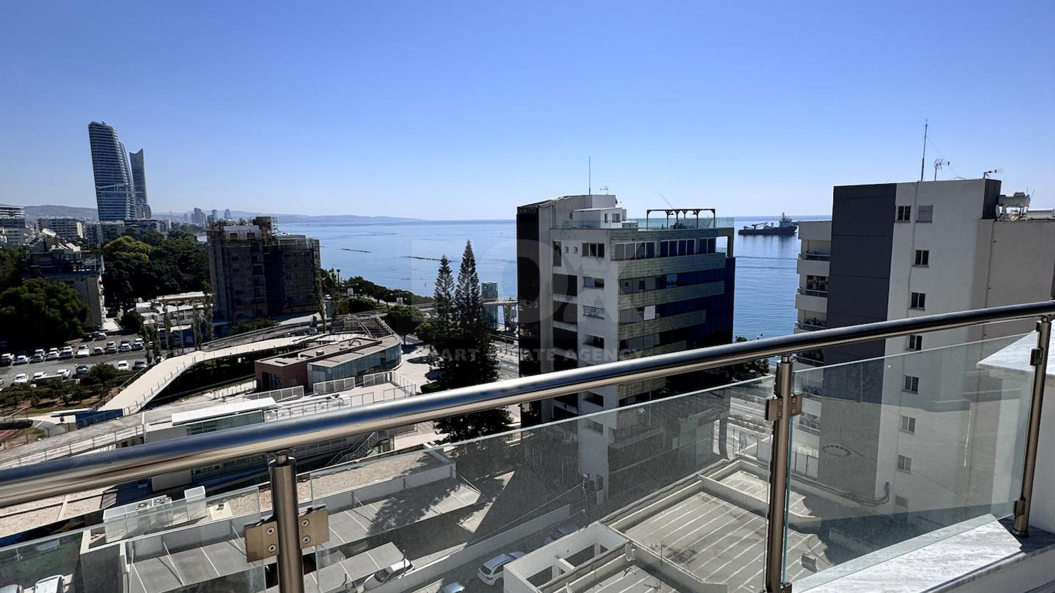 Luxury Beachfront Penthouse with Private Roof Garden in Limassol Sea Front