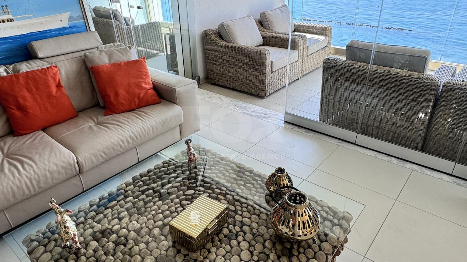 Luxury Beachfront Penthouse with Private Roof Garden in Limassol Sea Front