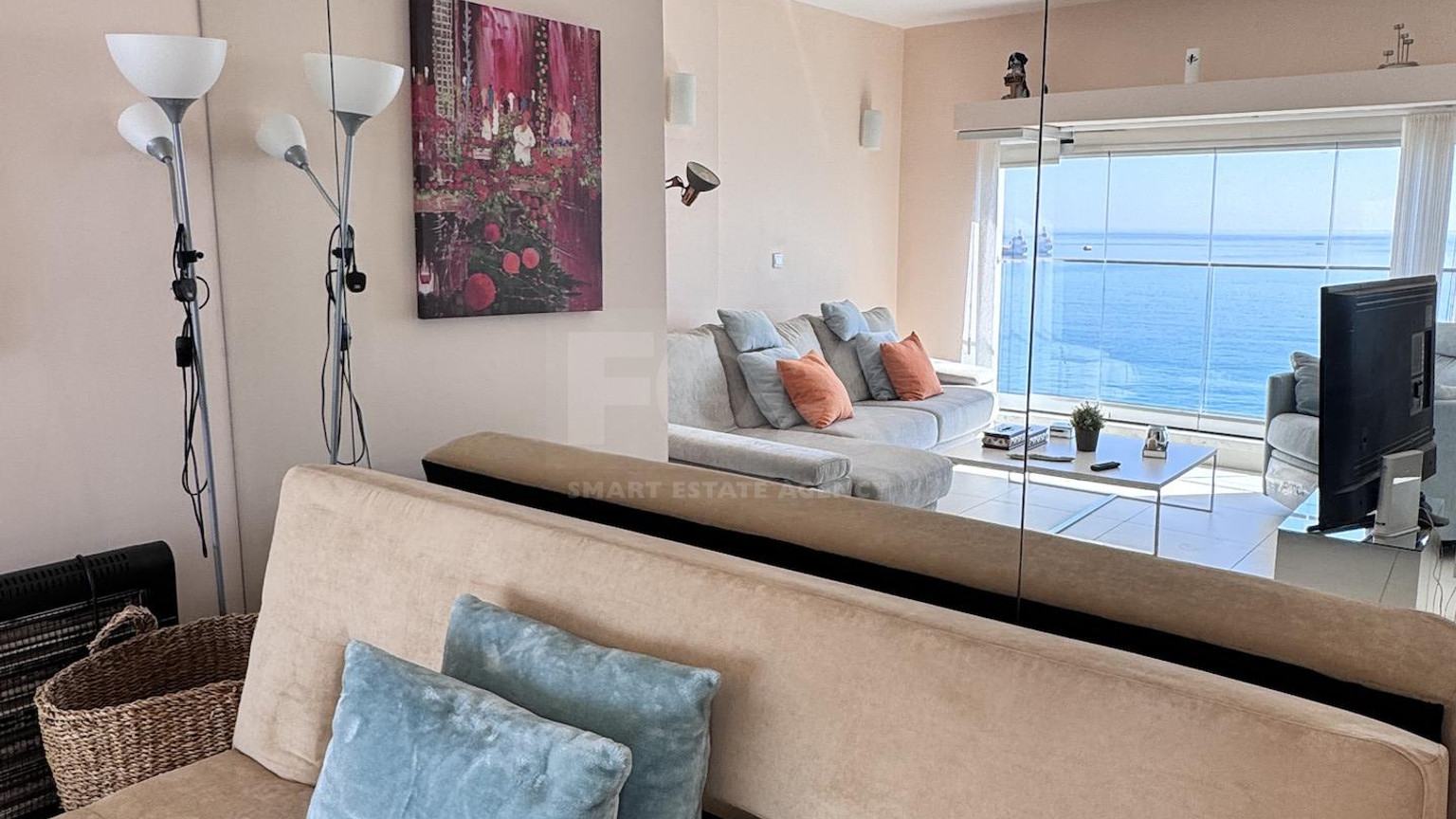 Luxury Beachfront Penthouse with Private Roof Garden in Limassol Sea Front