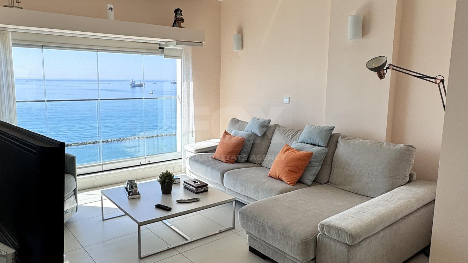 Luxury Beachfront Penthouse with Private Roof Garden in Limassol Sea Front