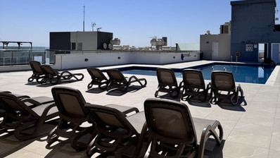 Luxury Beachfront Penthouse with Private Roof Garden in Limassol Sea Front