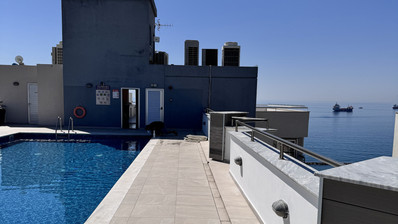 Luxury Beachfront Penthouse with Private Roof Garden in Limassol Sea Front