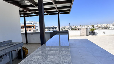 Luxury Beachfront Penthouse with Private Roof Garden in Limassol Sea Front