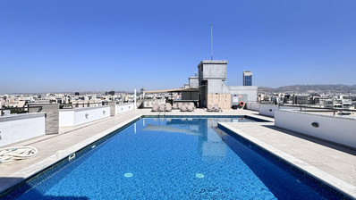 Luxury Beachfront Penthouse with Private Roof Garden in Limassol Sea Front