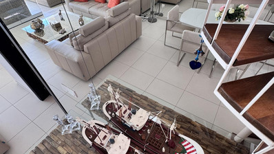 Luxury Beachfront Penthouse with Private Roof Garden in Limassol Sea Front