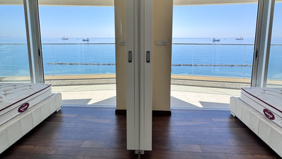 Luxury Beachfront Penthouse with Private Roof Garden in Limassol Sea Front