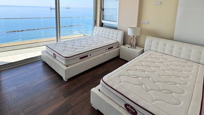Luxury Beachfront Penthouse with Private Roof Garden in Limassol Sea Front