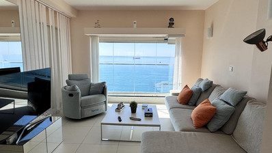Luxury Beachfront Penthouse with Private Roof Garden in Limassol Sea Front