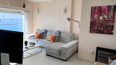 Luxury Beachfront Penthouse with Private Roof Garden in Limassol Sea Front