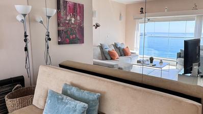 Luxury Beachfront Penthouse with Private Roof Garden in Limassol Sea Front