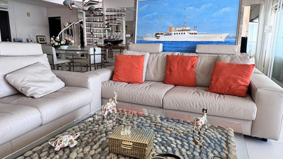 Luxury Beachfront Penthouse with Private Roof Garden in Limassol Sea Front