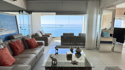 Luxury Beachfront Penthouse with Private Roof Garden in Limassol Sea Front