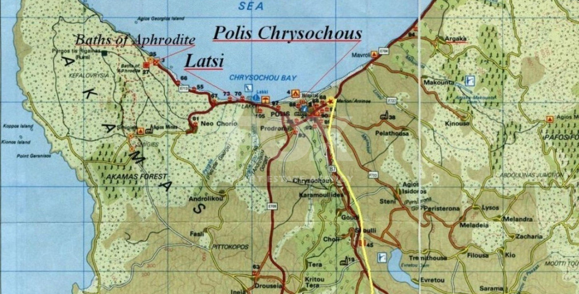 Land For Sale In Drouseia Paphos Cyprus