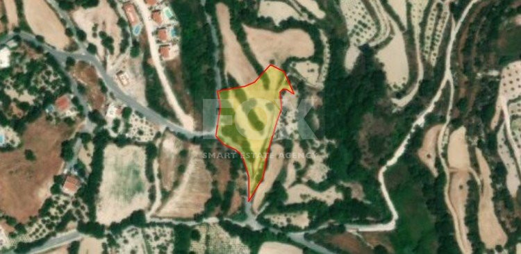 Land For Sale In Tsada Paphos Cyprus