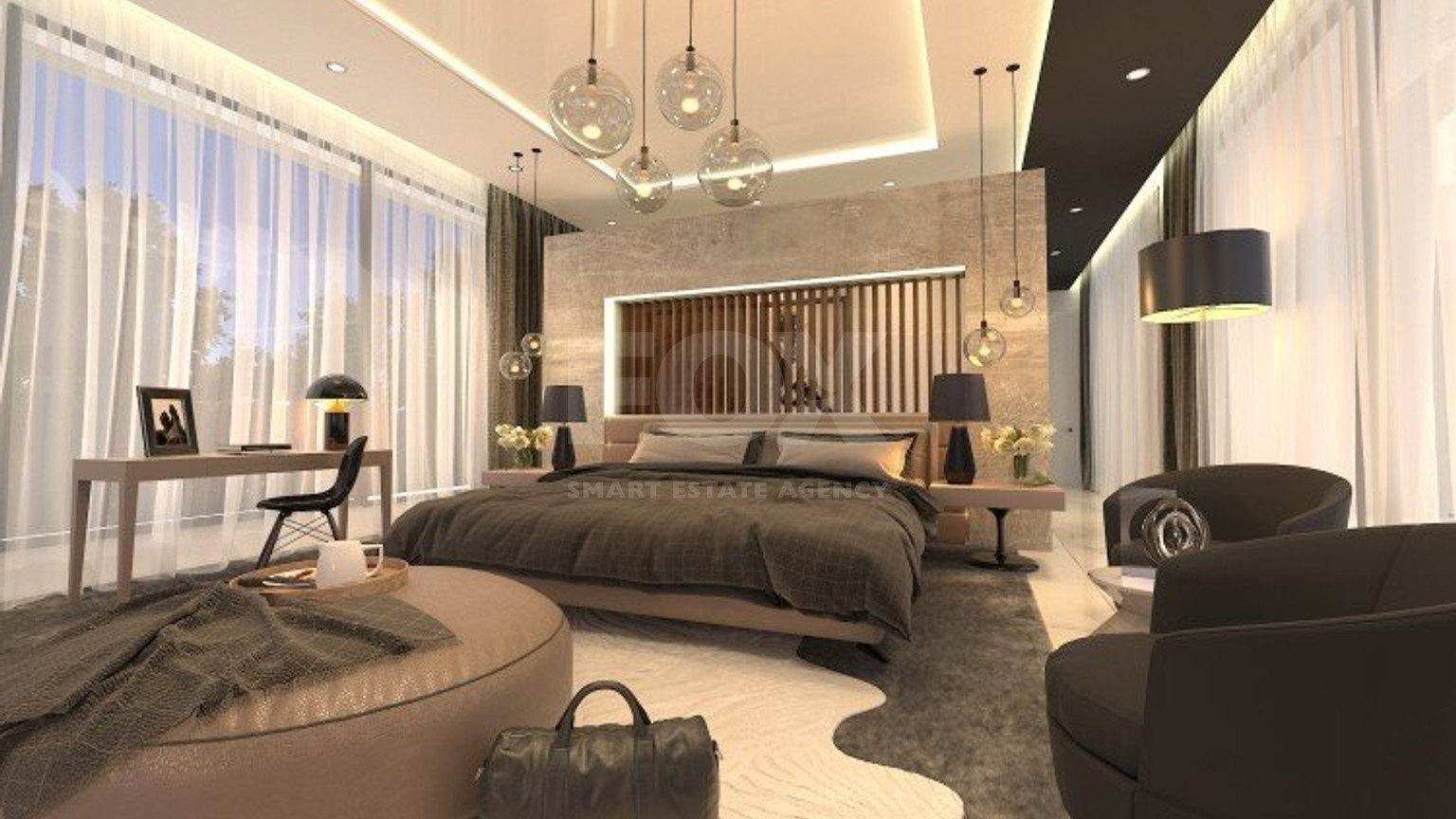 Ultra-Luxury five bedroom Beachfront Villa for Sale in Paphos | Steps from Marina with Sea Views