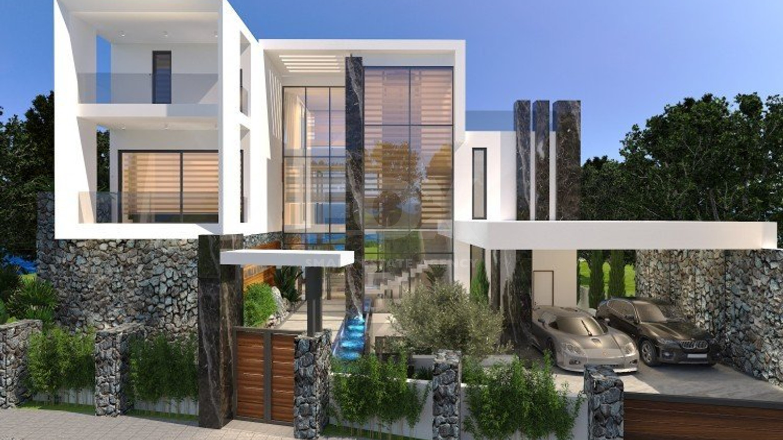 Ultra-Luxury five bedroom Beachfront Villa for Sale in Paphos | Steps from Marina with Sea Views