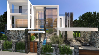 Ultra-Luxury five bedroom Beachfront Villa for Sale in Paphos | Steps from Marina with Sea Views