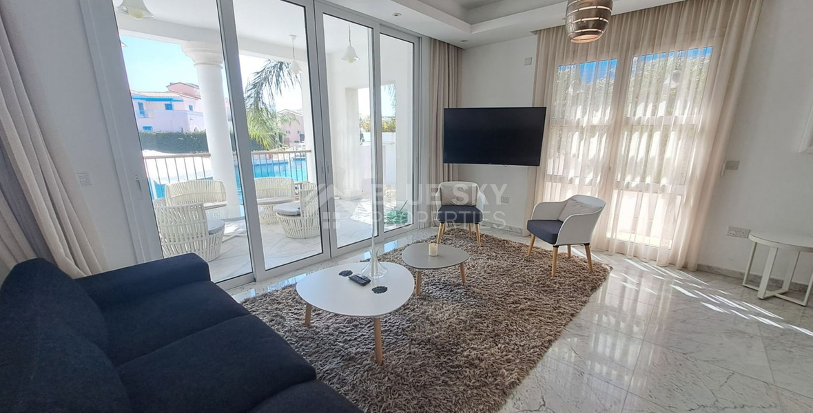 Exclusive Seafront Three bedroom Villa on Limassol Marina For Sale