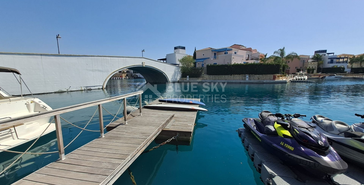 Exclusive Seafront Three bedroom Villa on Limassol Marina For Sale