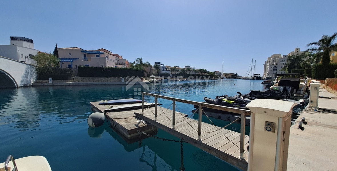 Exclusive Seafront Three bedroom Villa on Limassol Marina For Sale