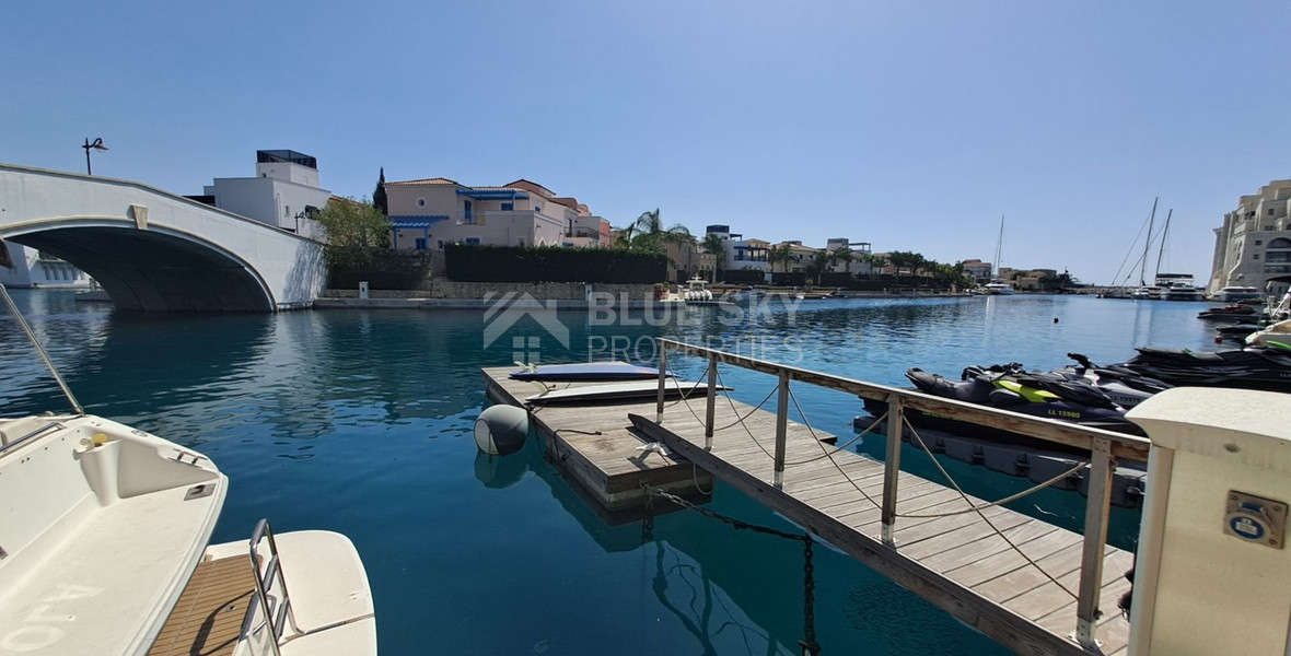 Exclusive Seafront Three bedroom Villa on Limassol Marina For Sale