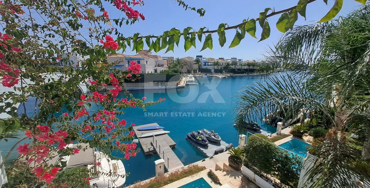 Exclusive Seafront Three bedroom Villa on Limassol Marina For Sale