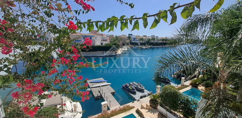 Exclusive Seafront Three bedroom Villa on Limassol Marina For Sale